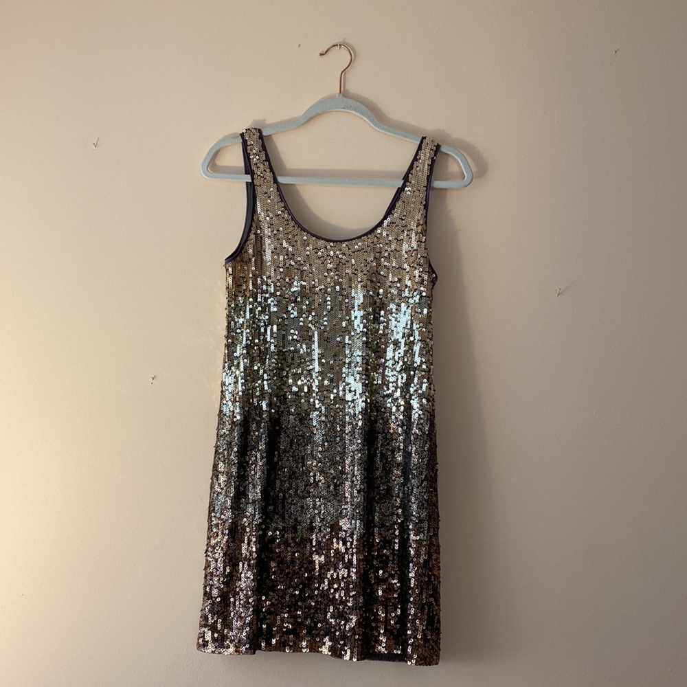 NYE Express Ombré Sequins Dress Size S